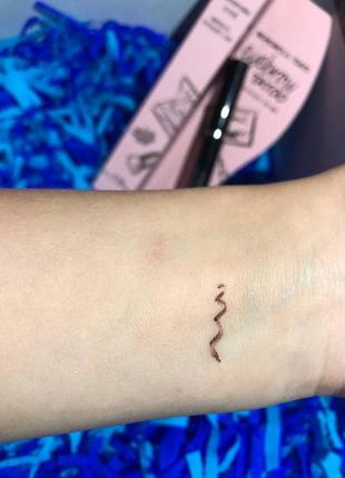 🟤водостійкий олівець 7 days eyebrow tatoo🟤3 фото