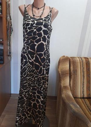 Довга Шовкова сукня принт плаття шовкове плаття комбінація шовк білизняний стиль9 фото
