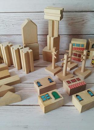 Некомплект/ дерев'яний конструктор