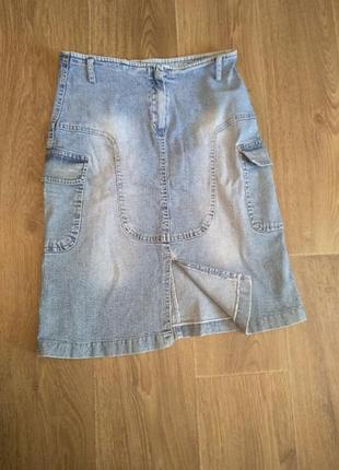 Юбка джинсовая