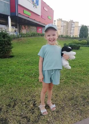 Костюм в рубчик + кепка в подарунок 2