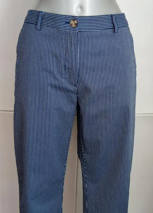 Штани - чінос marks&spencer зі смужками та кишенями.2 фото