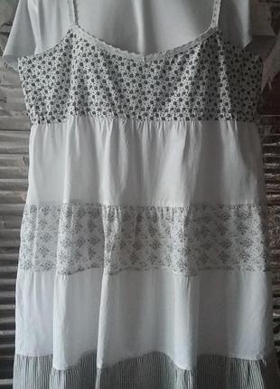 Котоновий сарафан для дому, дачі р. xxl  маломірить