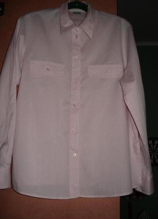 Нежно розовая рубашка1 фото