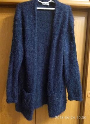Кардиган травка темно синий от etam