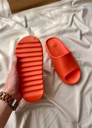 Тапки тапочки yeezy slide 'orange' шльопанці7 фото