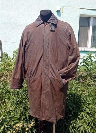 Плащ шкіряний camel collection size 50.