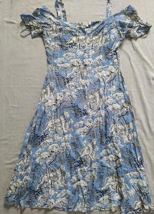 Легке літнє платья сукня плаття warehouse2 фото