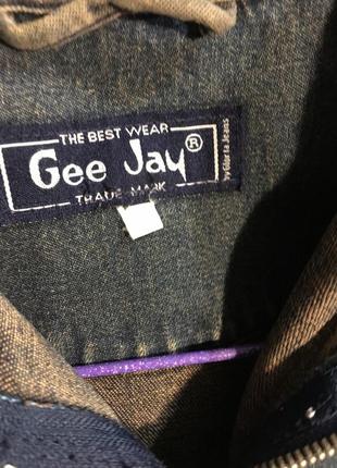 Джинсовая куртка на мальчика gee jay.4 фото