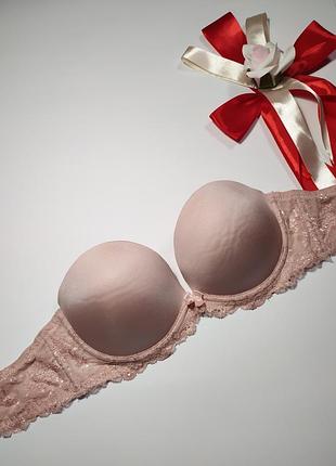 Бюстгалтер для глибокого декольте на силіконових полосках, 75в/75b