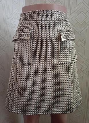 Юбка с карманами