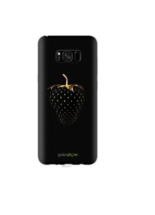 Чехол для samsung galaxy s8 чёрная клубника