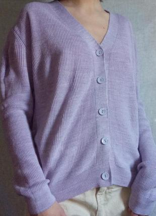 Кардиган женский фиолетовый colin's кофта кардіган лонгслив soft1 фото