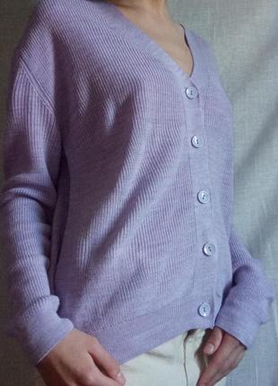 Кардиган женский фиолетовый colin's кофта кардіган лонгслив soft6 фото