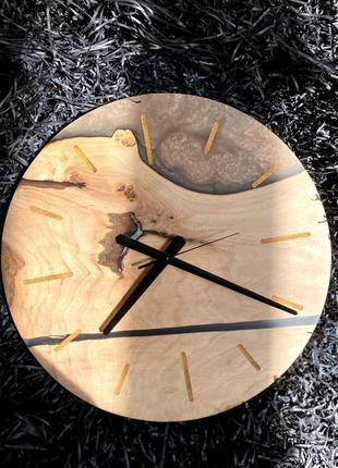 Годинник/epoxy wall clock ⏰