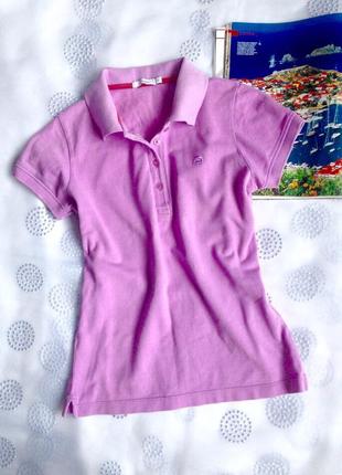 Знижка! фірмова футболка сорочка поло бузкового кольору