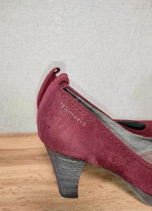 Жіночі туфлі tamaris на каблуку тамаріс взуття3 фото