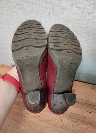 Жіночі туфлі tamaris на каблуку тамаріс взуття6 фото