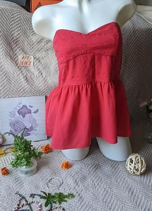 Топ з баскою. h&m 42/44