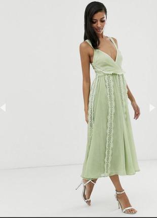 Asos нарядное платье сарафан1 фото