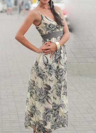Длинное летнее платье вечернее сарафан1 фото