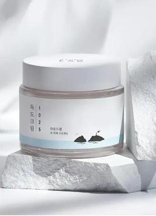 Увлажняющий крем для лица round lab 1025 dokdo cream, 80 мл