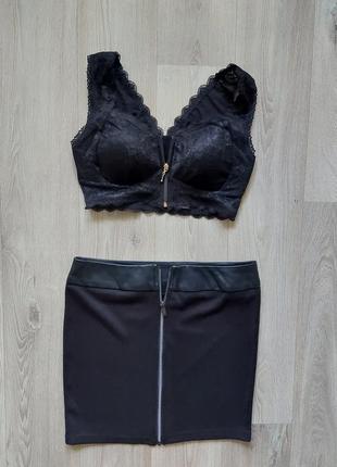 Гіпюровий топ бюст'є