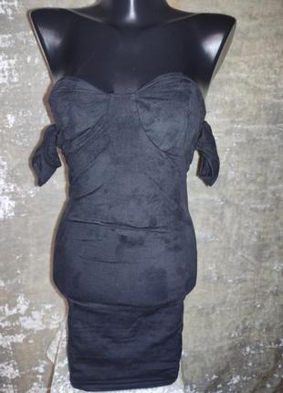 Замшева сукня з штучної замші замшевое платье plt4 фото