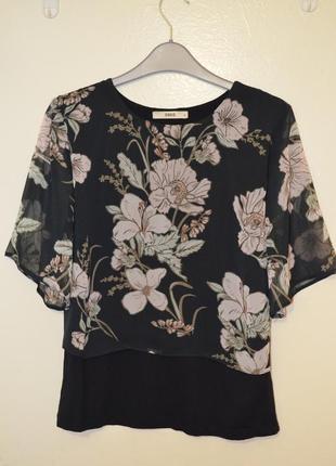 Красивая блуза от oasis в цветочный принт, 10 размер2 фото