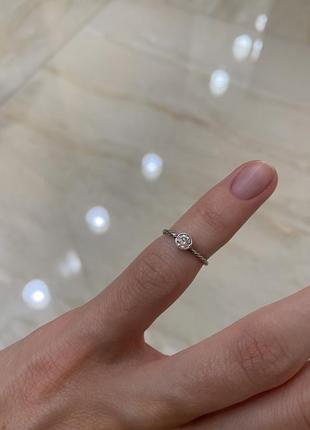 Серебряное кольцо на фалангу3 фото