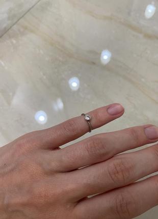 Серебряное кольцо на фалангу1 фото