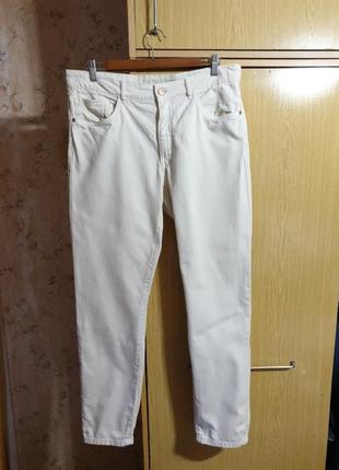 Стрейчевые бежевые джинсы  kappahl