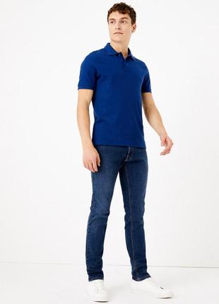 M&s мужские эластичные джинсы слим w36 marks & spencer