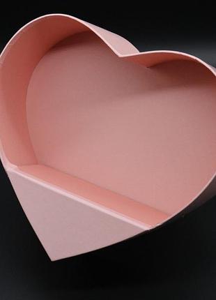 Коробки для квітів з ніжкою. колір рожевий. 24х24х9см /