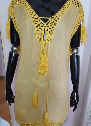 Пляжное платье туника