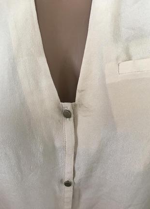 Шикарная шелковая блуза french connection5 фото