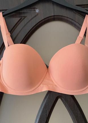 Шикарний, персиковий, безшовний бюстгальтер