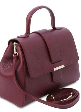 Кожаная сумка женская (италия) tuscany tl1421562 фото