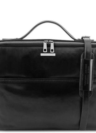 Шкіряна сумка портфель для ноутбука tuscany leather tl141240
