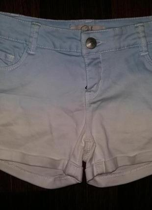 Шорты омбре градиент clockhouse xs 34