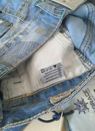 Подростковые джинсовые шорты для мальчика 140 146 152 1586 фото