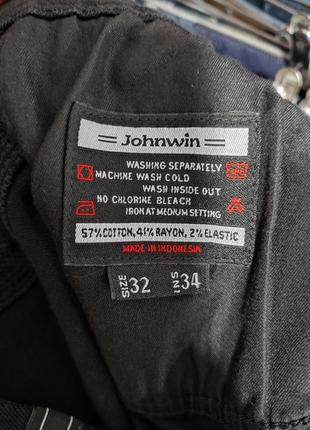 Черные джинсы johnwin stretch5 фото