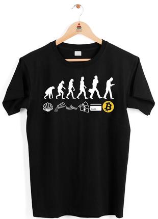 Футболка з принтом "ethereum bitcoin t-shirt" push it