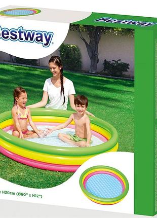 Дитячий надувний басейн 152 см 211 л bestway 51103