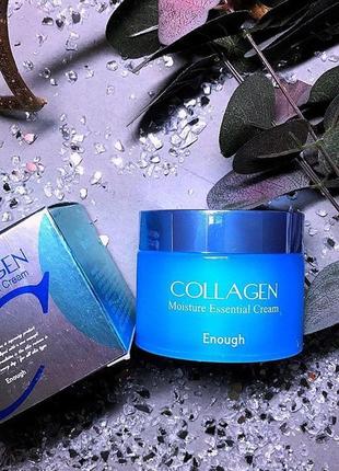 Коллагеновый крем с экстрактом женьшеня enough collagen moisture essentia5 фото