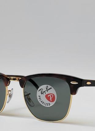 Солнцезащитные очки ray ban clubmaster polarized1 фото