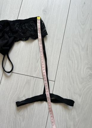 Чоловічі мереживні труси з портупеєю