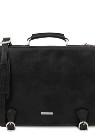 Шкіряна сумка-портфель для ноутбука ancona tuscany tl142073