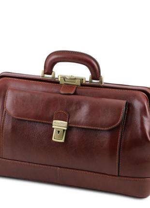 Шкіряна сумка-саквояж tuscany leather bernini tl1420896 фото