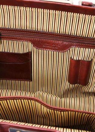 Шкіряна сумка-саквояж tuscany leather bernini tl1420899 фото